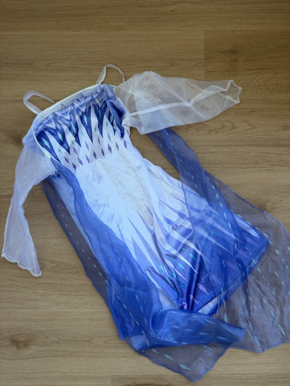 Disney Blue and White Sparkle Dress